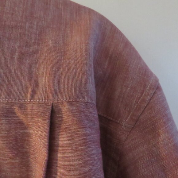 POWER OF MY PEOPLE The Wayward Fit Feeling 100% Cotton Shirt Dusky Red Pink XS - Picture 12 of 14